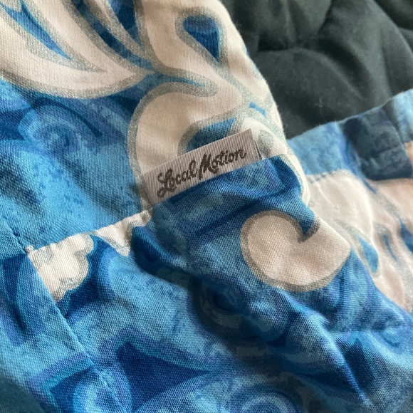 Hawaiian Print Halter Mini Dress - Picture 7 of 11